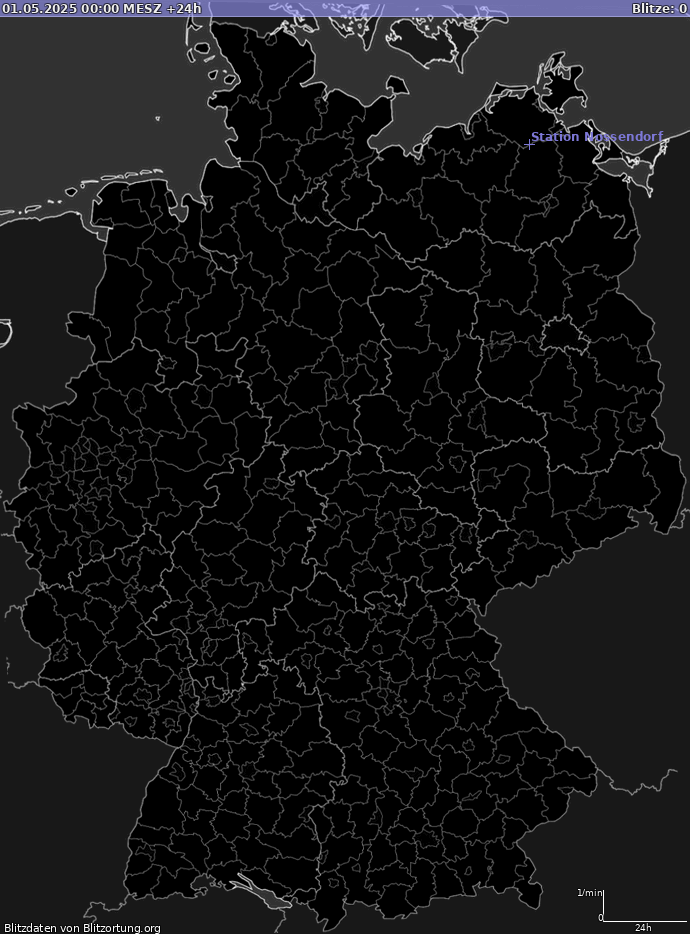 Blitzkarte Deutschland 02.05.2025