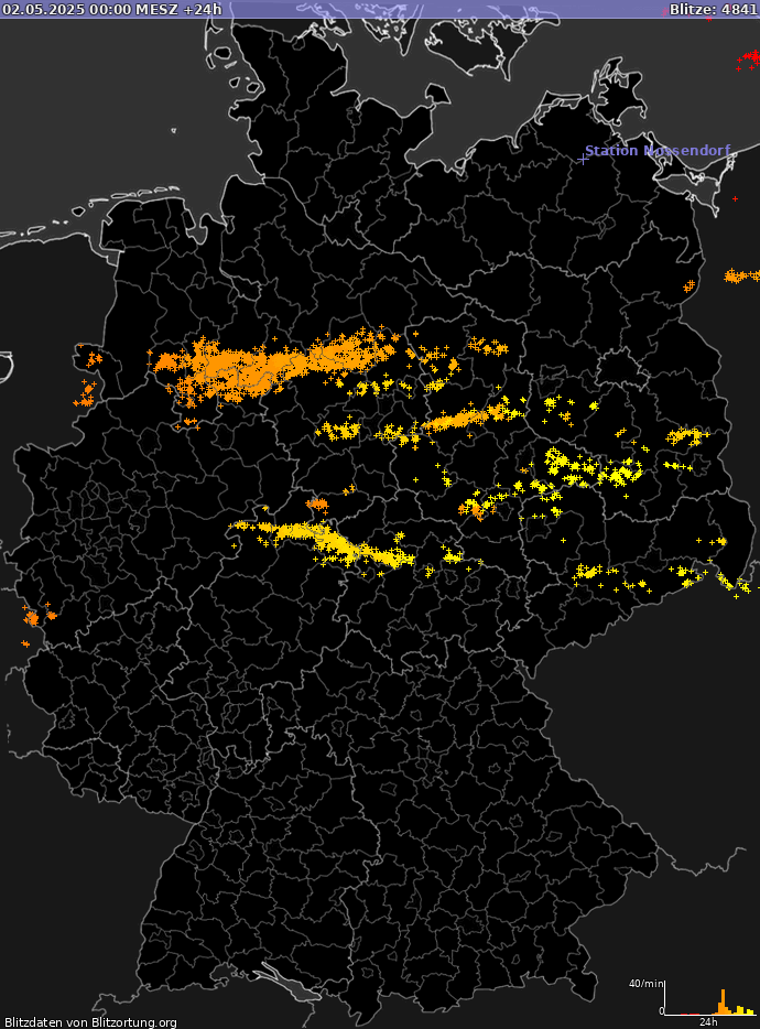 Blitzkarte Deutschland 03.05.2025