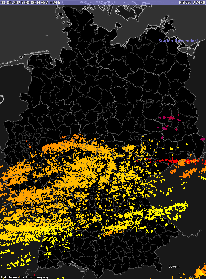 Blitzkarte Deutschland 04.05.2025
