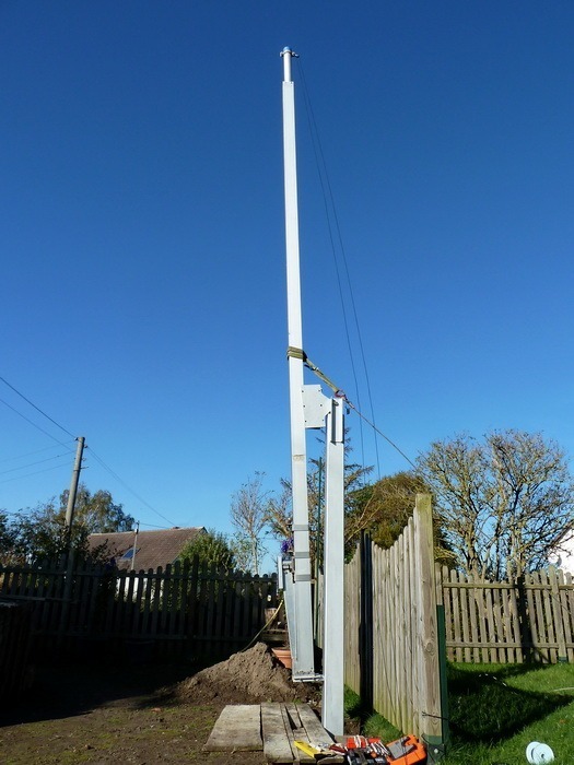 Aufbau Antennenmast 21 Frick Antennenmast 11