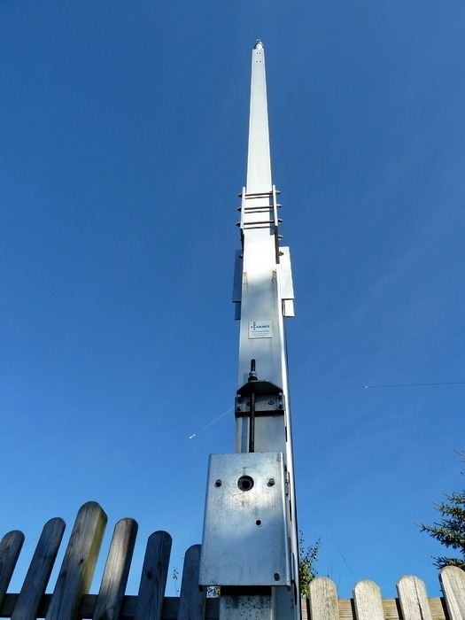 Aufbau Antennenmast 29 Frick Antennenmast 15