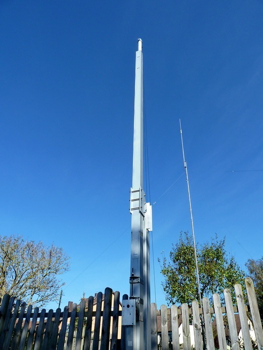 Aufbau Antennenmast 31 Frick Antennenmast 16