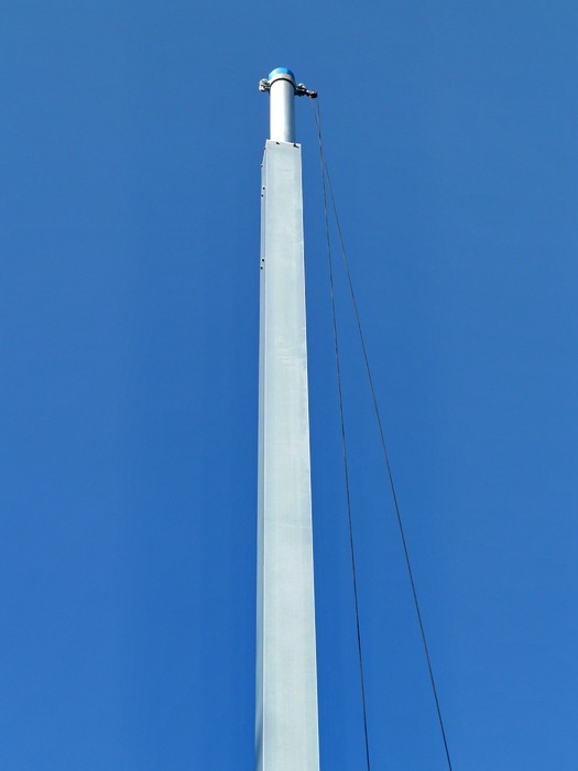 Aufbau Antennenmast 37 Frick Antennenmast 19