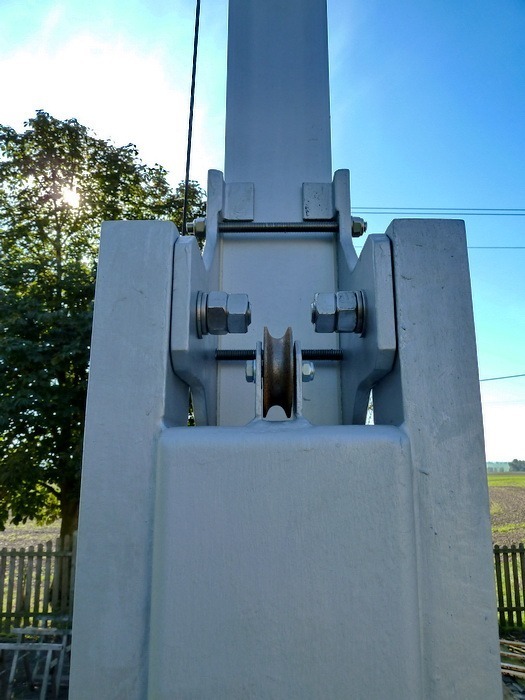 Aufbau Antennenmast 39 Frick Antennenmast 20