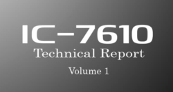 IC-7610 Technical Report Vol. 1