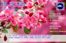 eQSL-Karte DL9GTB